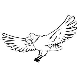 Dibujo para colorear: Águila (Animales) #360 - Dibujos para Colorear e Imprimir Gratis