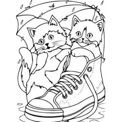Dibujo para colorear: Gato (Animales) #1800 - Dibujos para Colorear e Imprimir Gratis