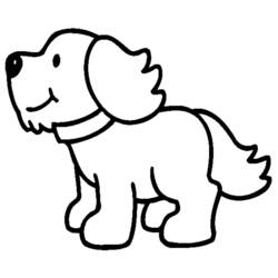 Dibujo para colorear: Perro (Animales) #3092 - Dibujos para Colorear e Imprimir Gratis