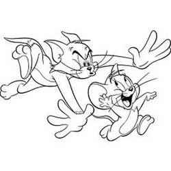 Dibujo para colorear: Tom and Jerry (Dibujos animados) #24334 - Dibujos para Colorear e Imprimir Gratis