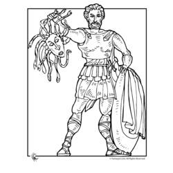 Dibujo para colorear: Mitología romana (Dioses y diosas) #110146 - Dibujos para Colorear e Imprimir Gratis