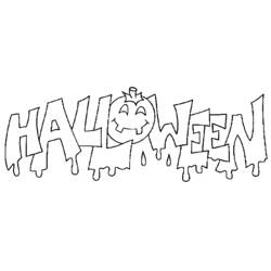 Dibujo para colorear: Halloween (Fiestas y ocasiones especiales) #55397 - Dibujos para Colorear e Imprimir Gratis