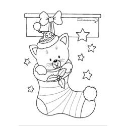 Dibujo para colorear: Navidad (Fiestas y ocasiones especiales) #54849 - Dibujos para Colorear e Imprimir Gratis