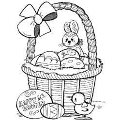 Dibujo para colorear: Pascua (Fiestas y ocasiones especiales) #54347 - Dibujos para Colorear e Imprimir Gratis