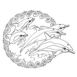 Dibujo para colorear: Mandalas Animales (Mandalas) #22773 - Dibujos para Colorear e Imprimir Gratis