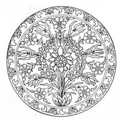 Dibujo para colorear: Mandalas Flores (Mandalas) #117047 - Dibujos para Colorear e Imprimir Gratis