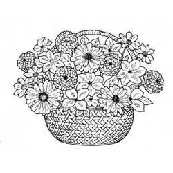 Dibujo para colorear: Ramo de flores (Naturaleza) #160875 - Dibujos para Colorear e Imprimir Gratis