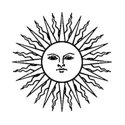 Dibujo para colorear: Sol (Naturaleza) #157958 - Dibujos para Colorear e Imprimir Gratis