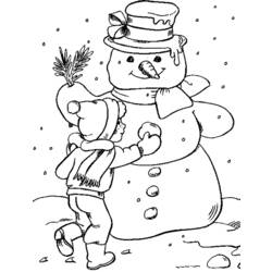 Dibujo para colorear: Temporada de Invierno (Naturaleza) #164394 - Dibujos para Colorear e Imprimir Gratis