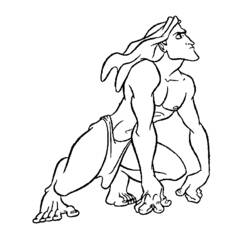 Dibujo para colorear: Tarzan (Películas de animación) #131092 - Dibujos para Colorear e Imprimir Gratis
