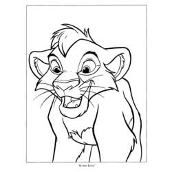 Dibujos para colorear: The Lion King - Dibujos para Colorear e Imprimir Gratis
