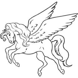 Dibujo para colorear: Unicornio (Personajes) #19556 - Dibujos para Colorear e Imprimir Gratis