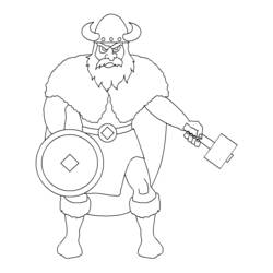 Dibujo para colorear: Vikingo (Personajes) #149384 - Dibujos para Colorear e Imprimir Gratis