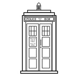 Dibujo para colorear: Doctor Who (Programas de televisión) #153120 - Dibujos para Colorear e Imprimir Gratis