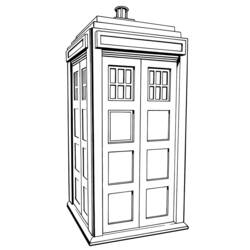 Dibujo para colorear: Doctor Who (Programas de televisión) #153143 - Dibujos para Colorear e Imprimir Gratis