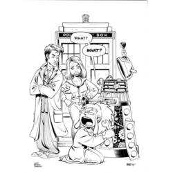 Dibujo para colorear: Doctor Who (Programas de televisión) #153164 - Dibujos para Colorear e Imprimir Gratis