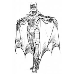 Dibujo para colorear: Batgirl (Superhéroes) #77823 - Dibujos para Colorear e Imprimir Gratis