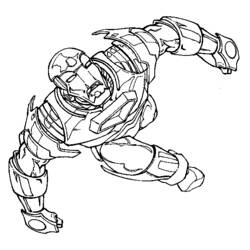 Dibujo para colorear: Iron Man (Superhéroes) #80561 - Dibujos para Colorear e Imprimir Gratis