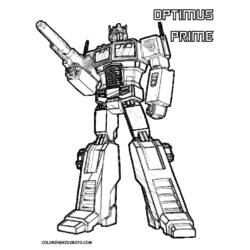 Dibujo para colorear: Transformers (Superhéroes) #75098 - Dibujos para Colorear e Imprimir Gratis