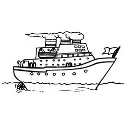 Dibujo para colorear: Boat / Ship (Transporte) #137440 - Dibujos para Colorear e Imprimir Gratis