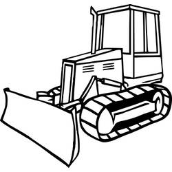 Dibujo para colorear: Bulldozer / Mecanic Shovel (Transporte) #141679 - Dibujos para Colorear e Imprimir Gratis