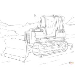 Dibujo para colorear: Bulldozer / Mecanic Shovel (Transporte) #141697 - Dibujos para Colorear e Imprimir Gratis