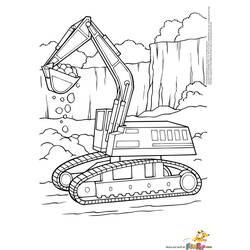 Dibujo para colorear: Bulldozer / Mecanic Shovel (Transporte) #141785 - Dibujos para Colorear e Imprimir Gratis
