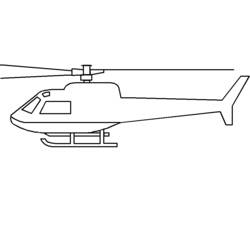 Dibujo para colorear: Helicopter (Transporte) #136079 - Dibujos para Colorear e Imprimir Gratis