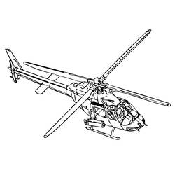 Dibujo para colorear: Helicopter (Transporte) #136199 - Dibujos para Colorear e Imprimir Gratis