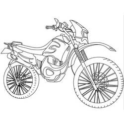 Dibujo para colorear: Motocross (Transporte) #136687 - Dibujos para Colorear e Imprimir Gratis