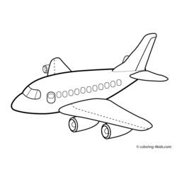 Dibujo para colorear: Plane (Transporte) #134798 - Dibujos para Colorear e Imprimir Gratis