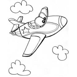 Dibujo para colorear: Plane (Transporte) #134937 - Dibujos para Colorear e Imprimir Gratis