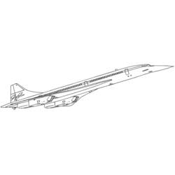 Dibujo para colorear: Plane (Transporte) #135001 - Dibujos para Colorear e Imprimir Gratis