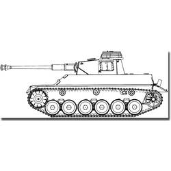 Dibujo para colorear: Tank (Transporte) #138082 - Dibujos para Colorear e Imprimir Gratis