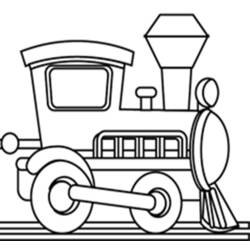 Dibujo para colorear: Train / Locomotive (Transporte) #135071 - Dibujos para Colorear e Imprimir Gratis