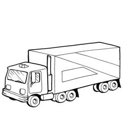 Dibujo para colorear: Truck (Transporte) #135591 - Dibujos para Colorear e Imprimir Gratis