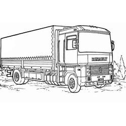 Dibujo para colorear: Truck (Transporte) #135640 - Dibujos para Colorear e Imprimir Gratis