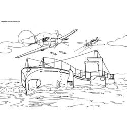 Dibujo para colorear: Warship (Transporte) #138459 - Dibujos para Colorear e Imprimir Gratis