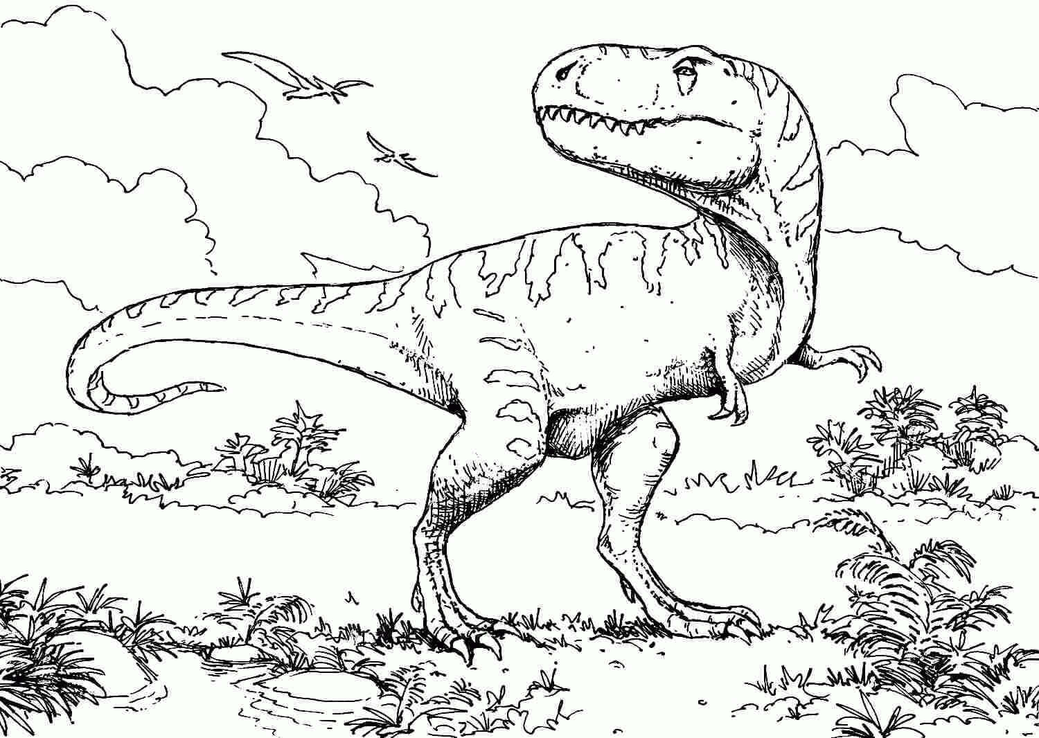 Dibujo gratuito Dinosaurio #171762 de la coleccion Animales Prehistóricos para imprimir