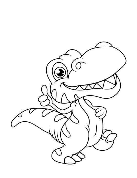 Dibujo gratuito Dinosaurio #171785 de la coleccion Animales Prehistóricos para imprimir