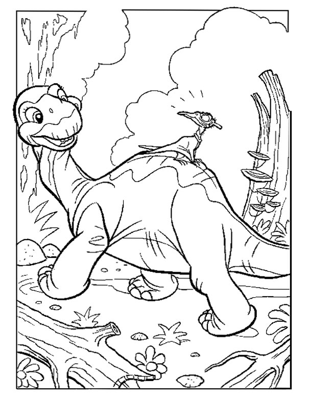 Dibujo gratuito Dinosaurio #5491 de la coleccion Animales Prehistóricos para imprimir