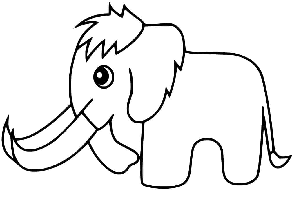 Dibujo gratuito Mamut #212544 de la coleccion Animales Prehistóricos para imprimir Dibujo gratuito Mamut #212544 de la coleccion Animales Prehistóricos para imprimir