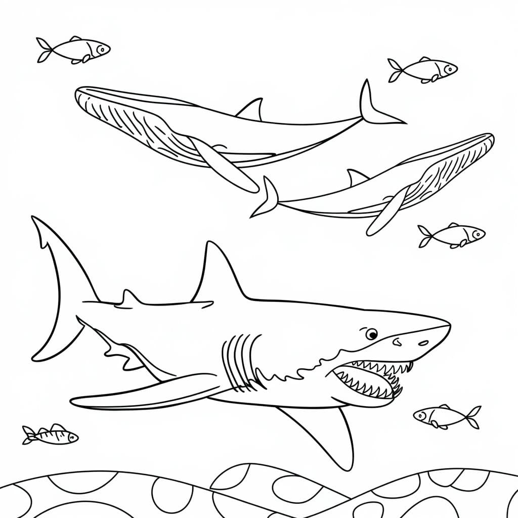 Dibujo gratuito Megalodón #220717 de la coleccion Animales Prehistóricos para imprimir Dibujo gratuito Megalodón #220717 de la coleccion Animales Prehistóricos para imprimir