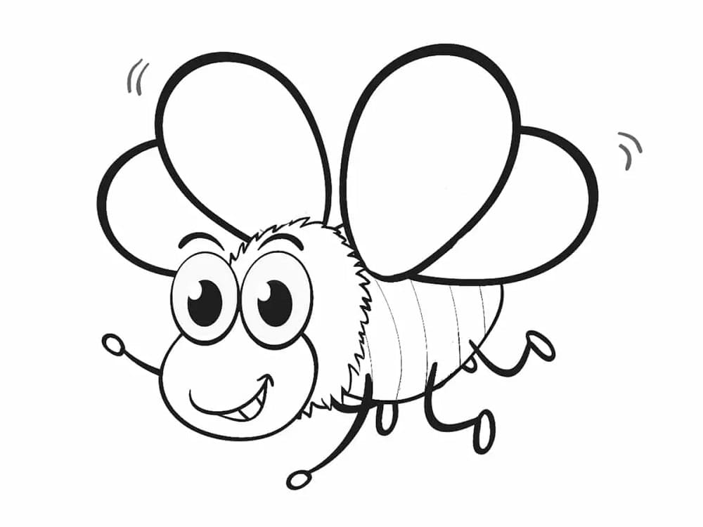 Dibujo gratuito Abeja #184168 de la coleccion Animales para imprimir