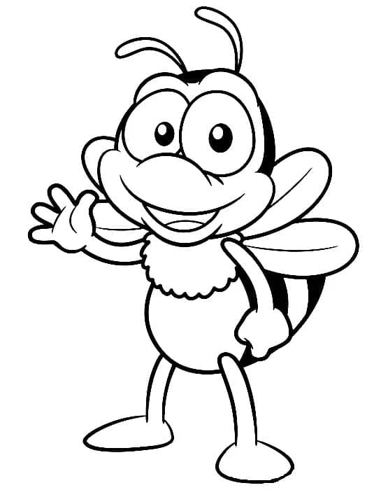 Dibujo gratuito Abeja #184171 de la coleccion Animales para imprimir