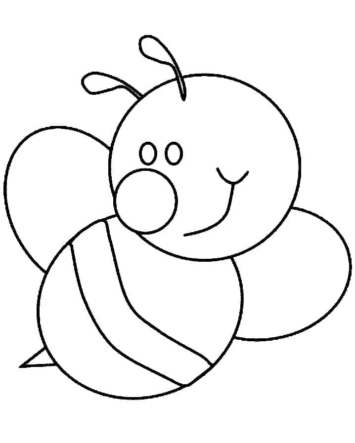 Dibujo gratuito Abeja #184182 de la coleccion Animales para imprimir