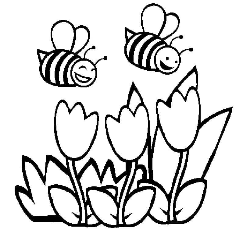 Dibujo gratuito Abeja #184191 de la coleccion Animales para imprimir