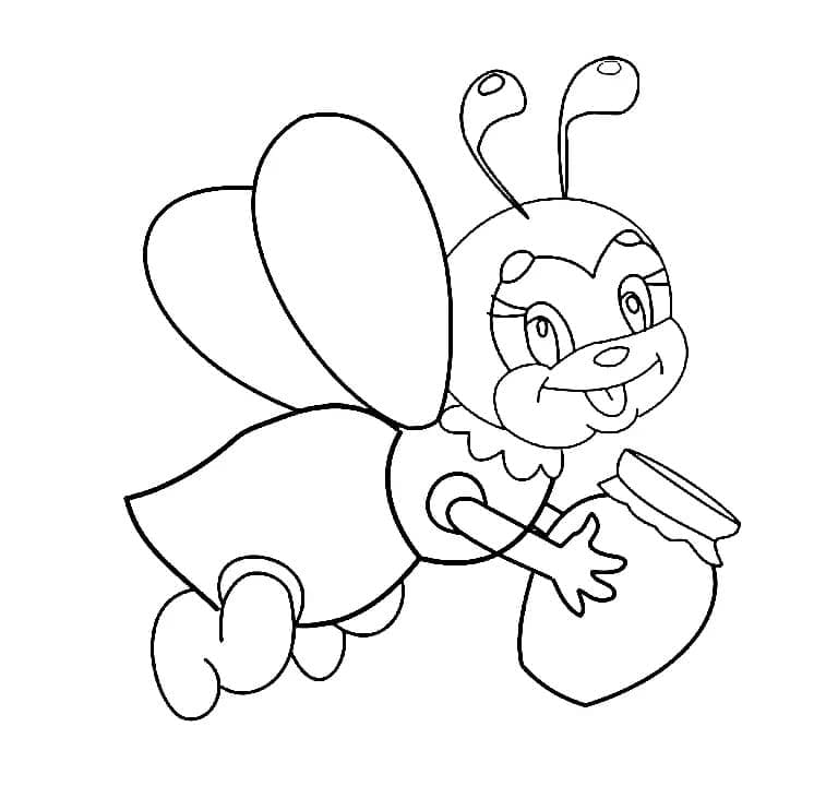 Dibujo gratuito Abeja #184200 de la coleccion Animales para imprimir