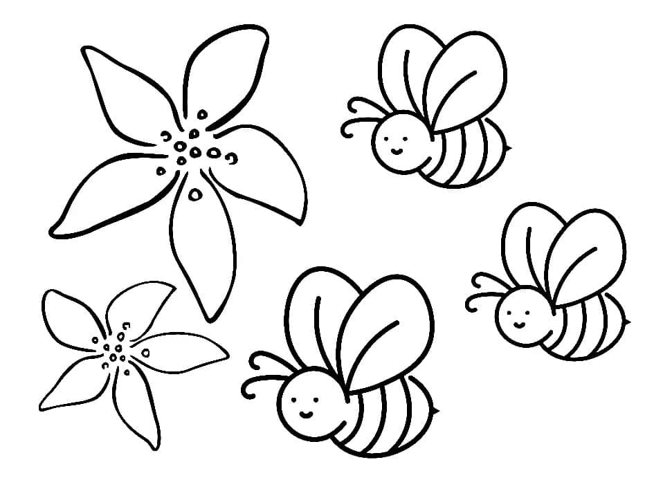 Dibujo gratuito Abeja #184202 de la coleccion Animales para imprimir