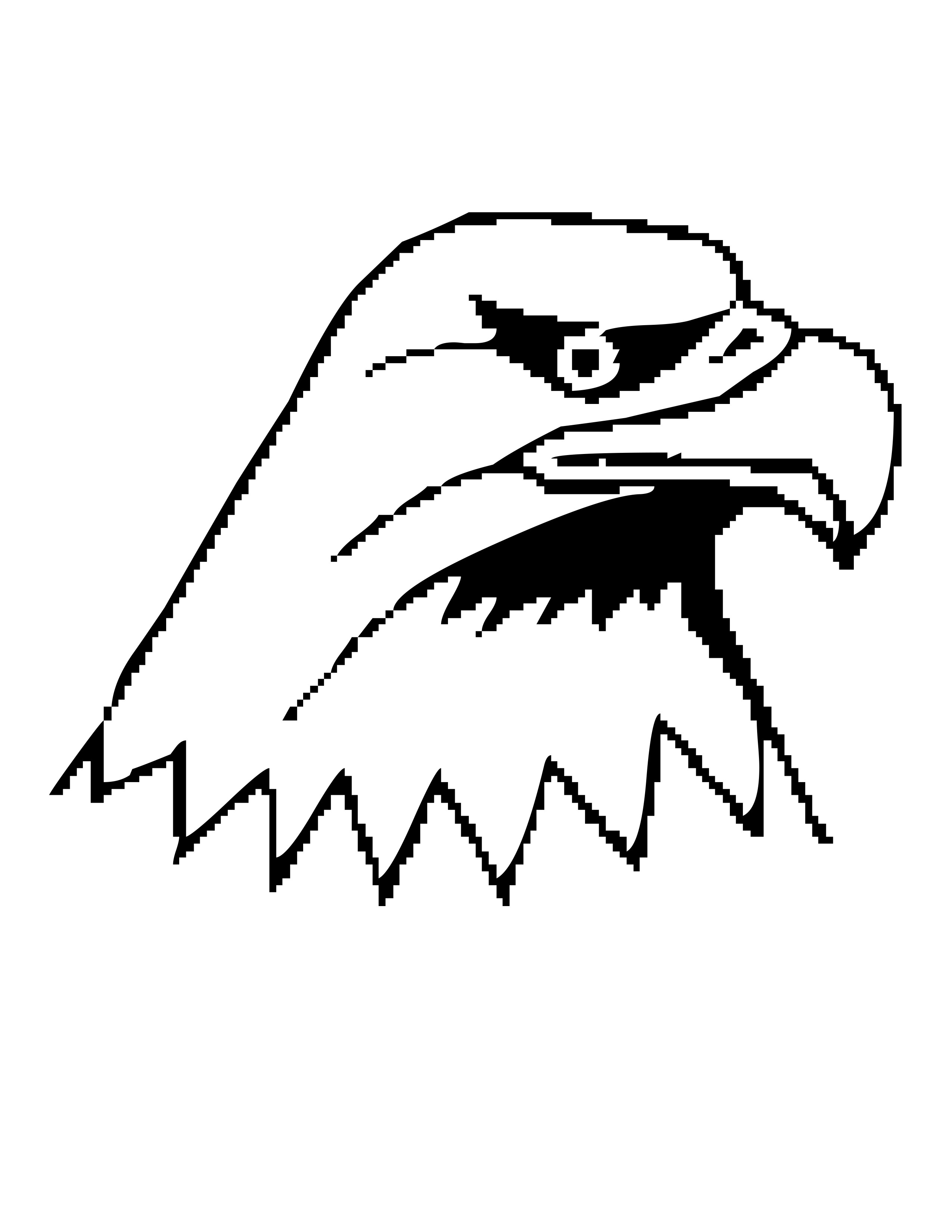 Dibujo para colorear: Águila (Animales) #282 - Dibujos para colorear